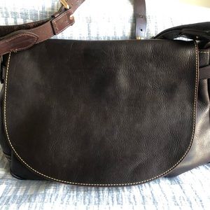 Dooney & Bourke Florentine Toledo Messenger/Mailbag T’Moro Brown